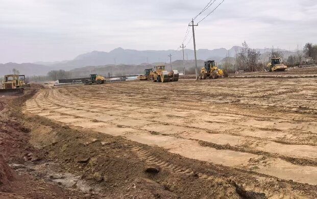 2026年3月永井高速路基平整压实施工现场